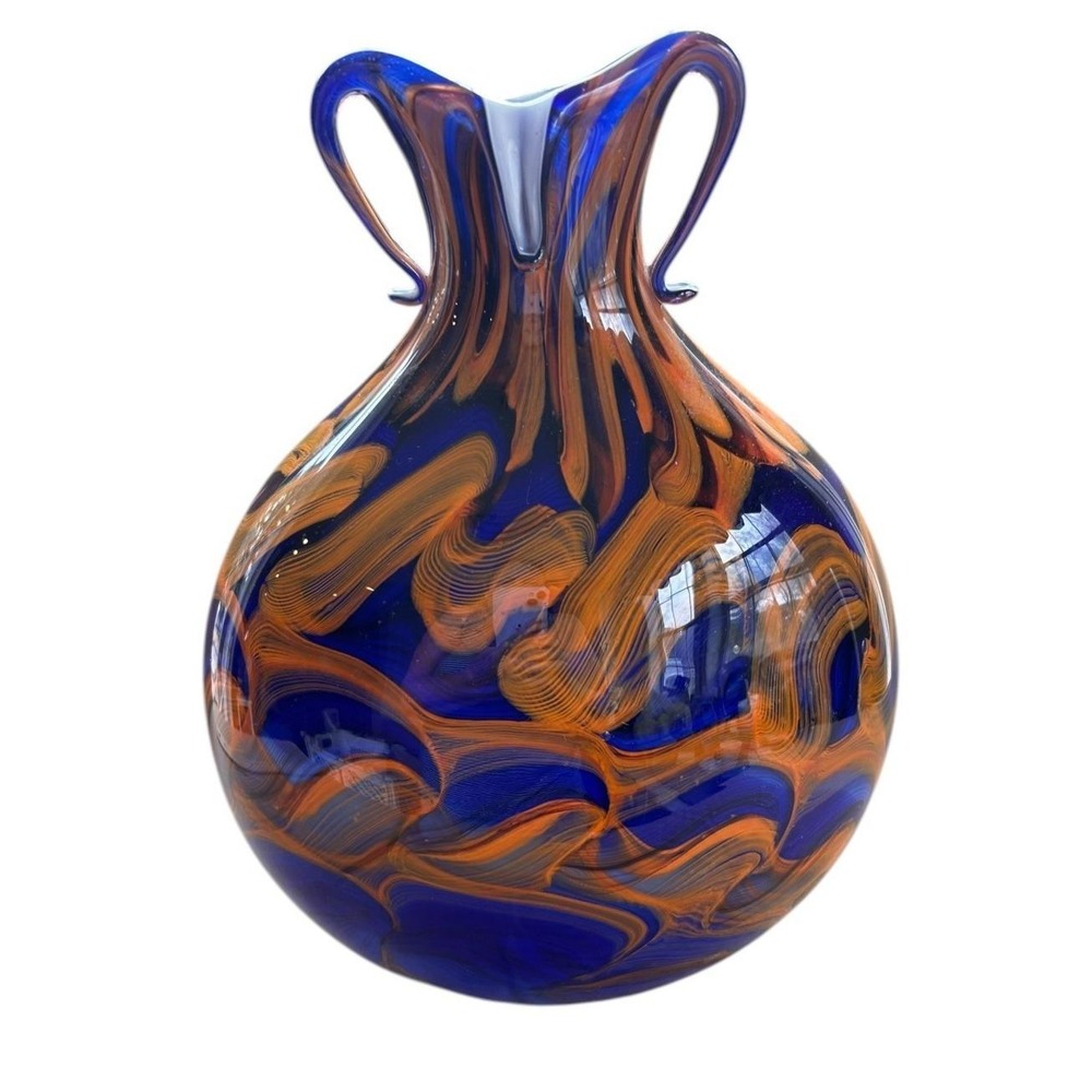 Murano Art Glass Italian 1970's Moretti vase